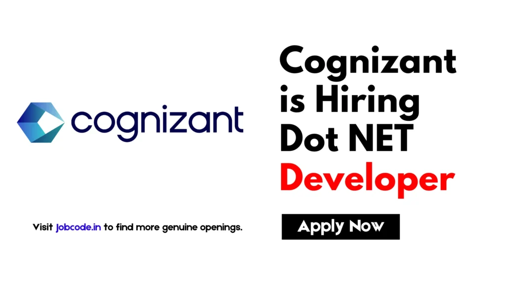 Cognizant Hiring .NET Developer | Apply for This Software Developer Job ...