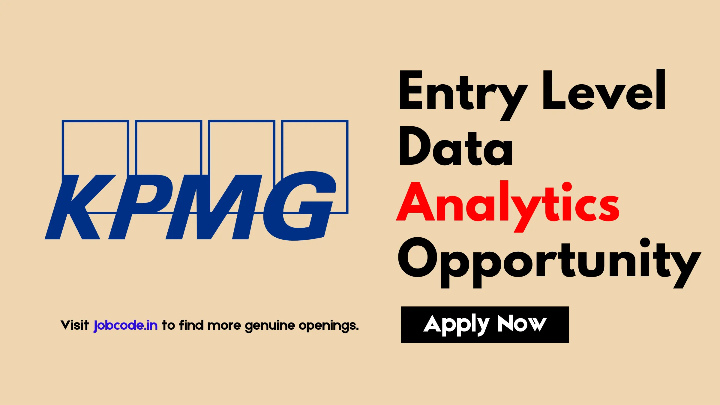 Data Analytics Job
