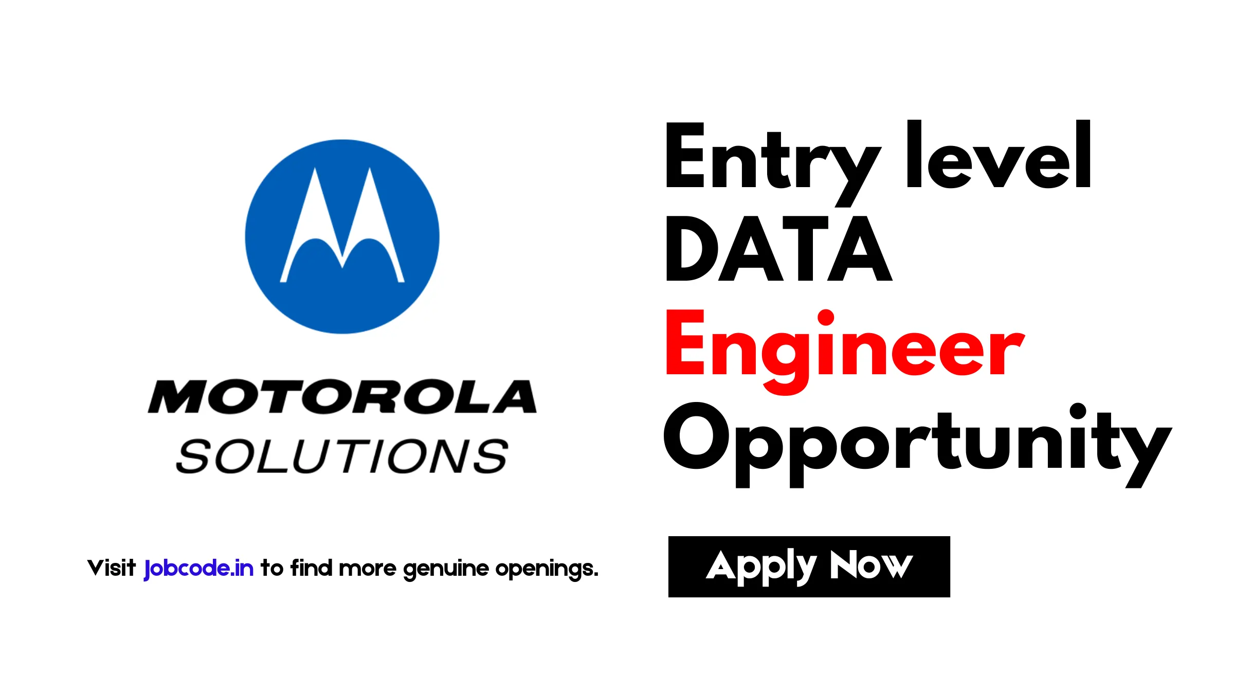 Entry Level Data Engineer Job