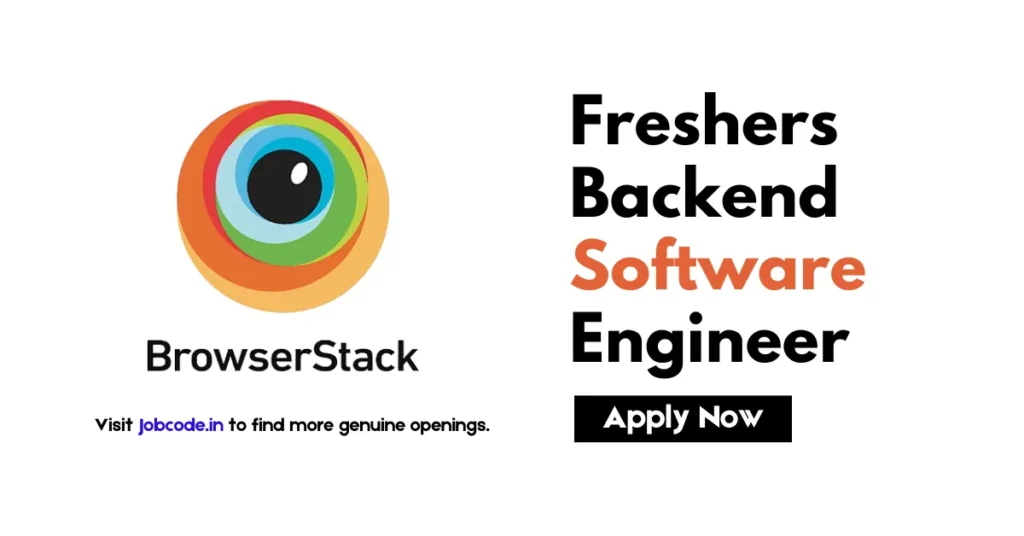 Freshers Backend Software Engineer