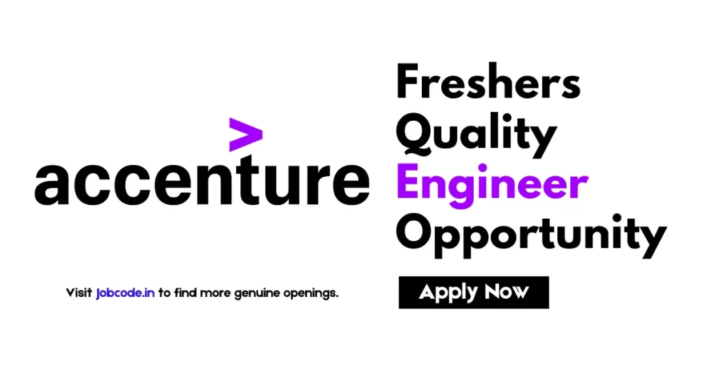 Freshers Quality Engineer