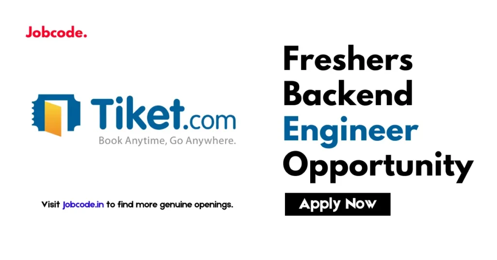 Freshers Backend Engineer