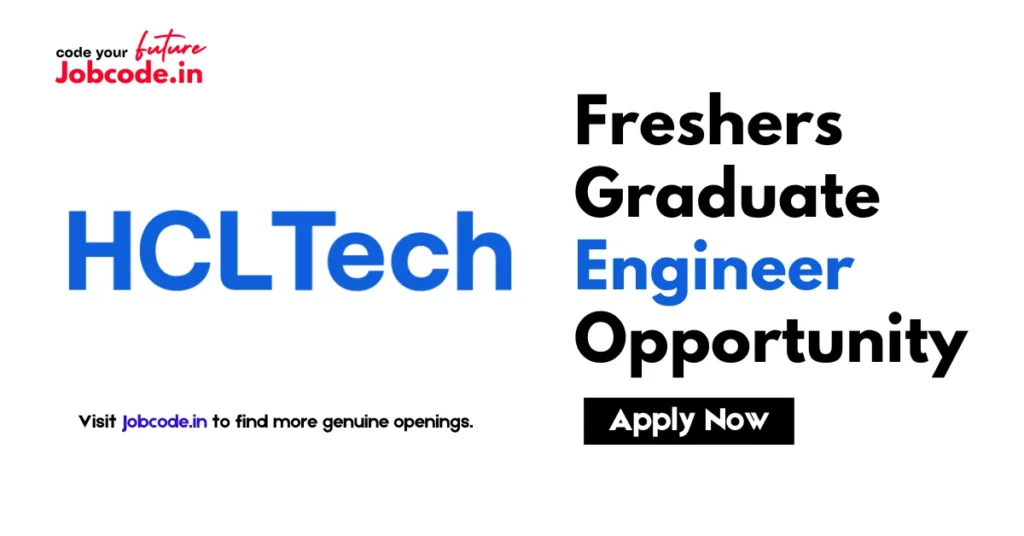 HCL Freshers Hiring