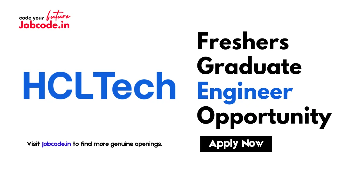 HCL Freshers Hiring