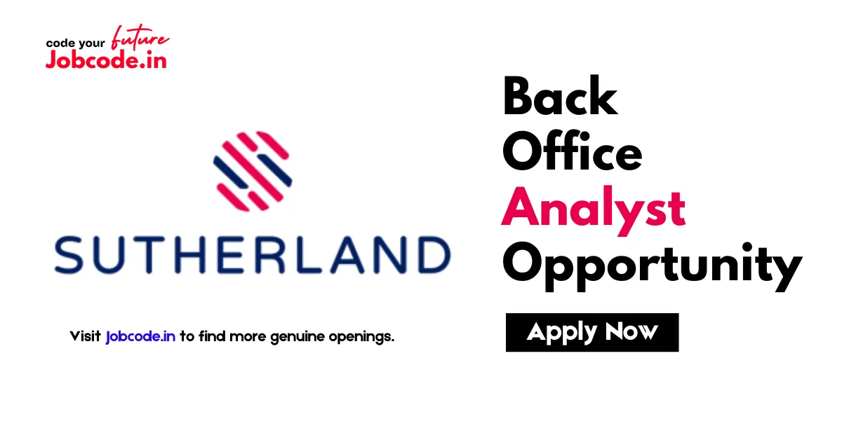 Back Office Analyst