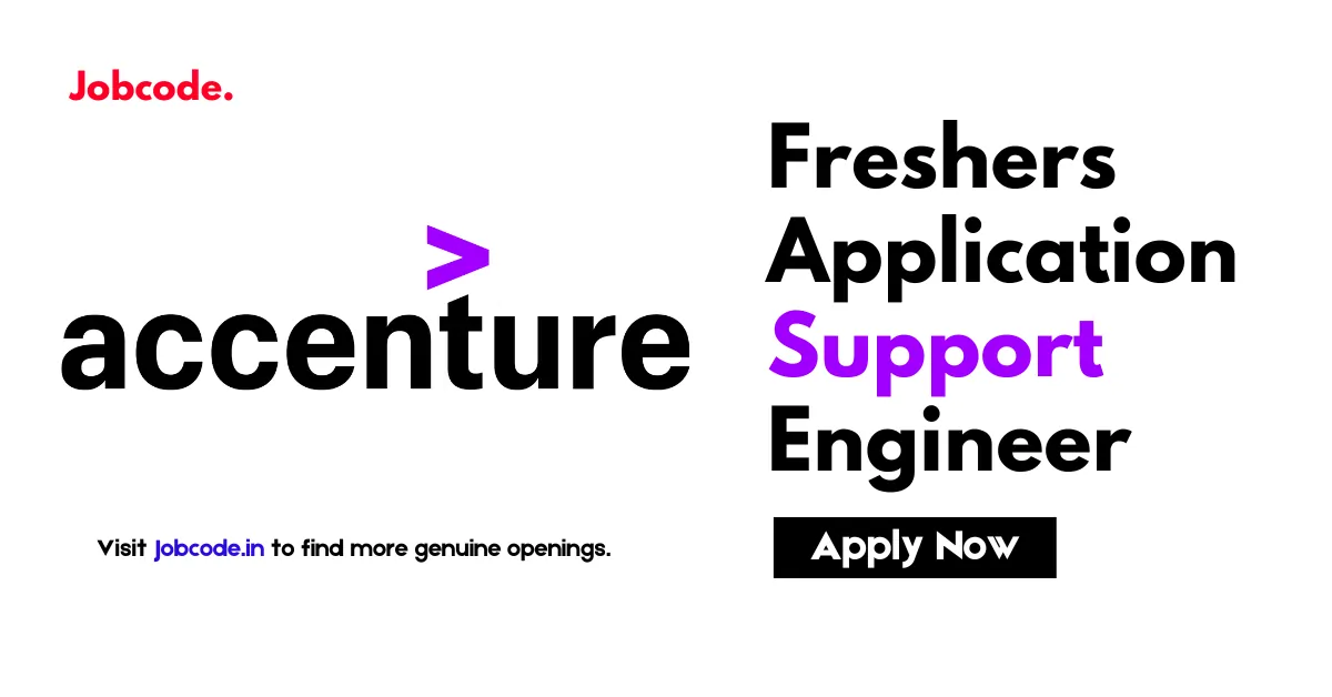 Freshers Application Support Engineer