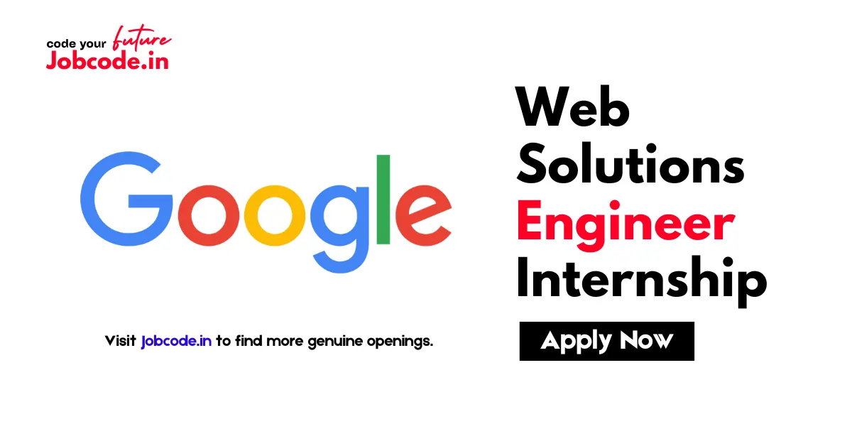 Web Solutions Engineer Internship