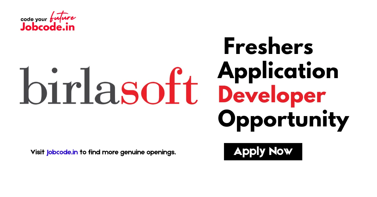 Freshers Application Developer