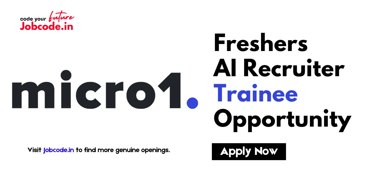 Freshers AI Recruiter Trainee