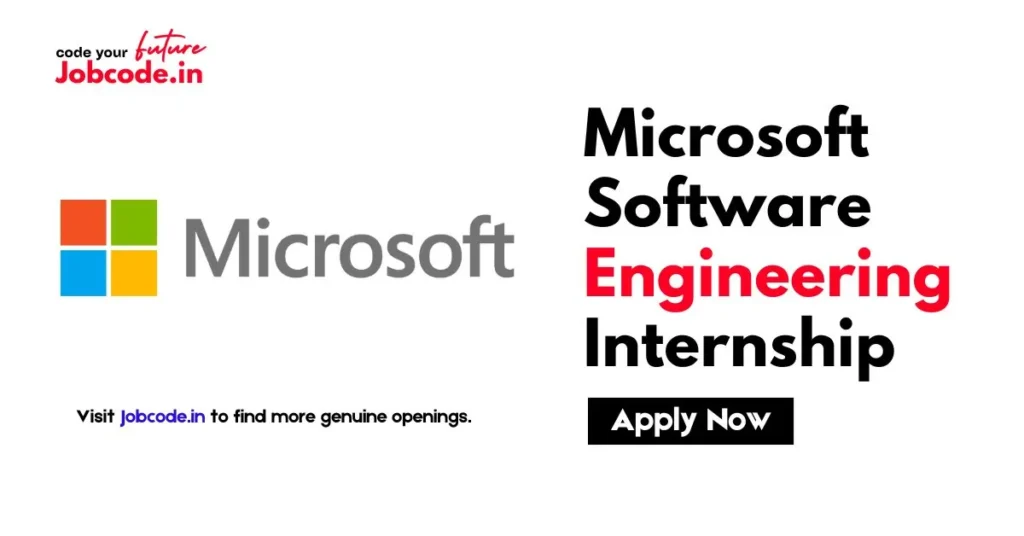 Microsoft Software Engineering Internship