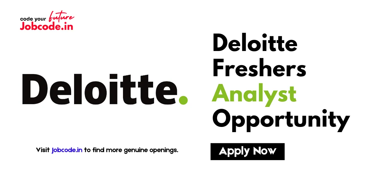 Freshers Analyst