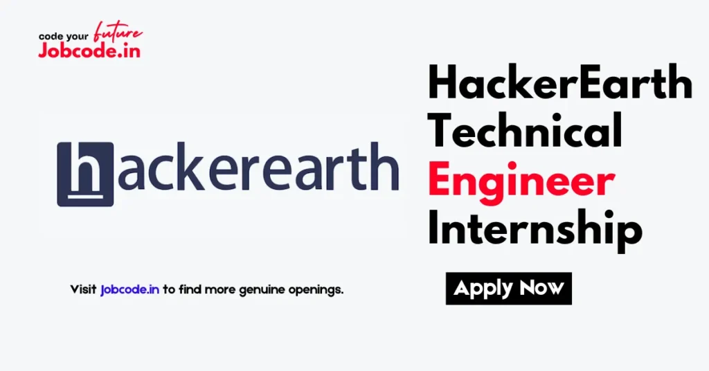 HackerEarth Technical Engineer Internship