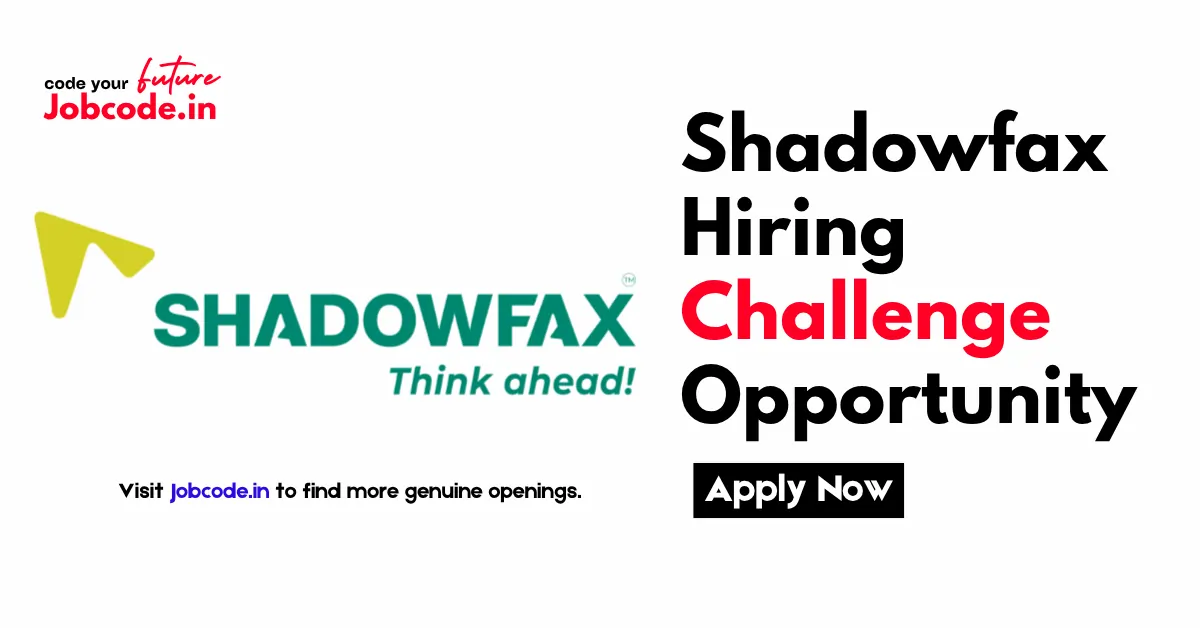 Shadowfax Hiring Challenge