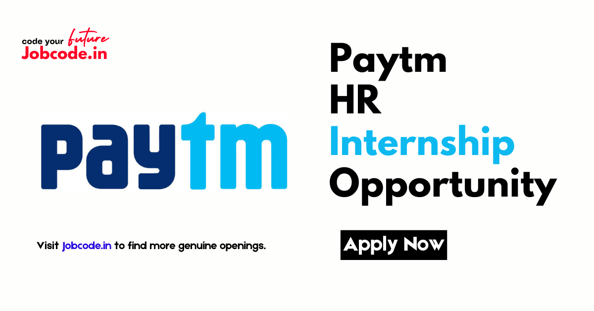 Paytm HR Internship
