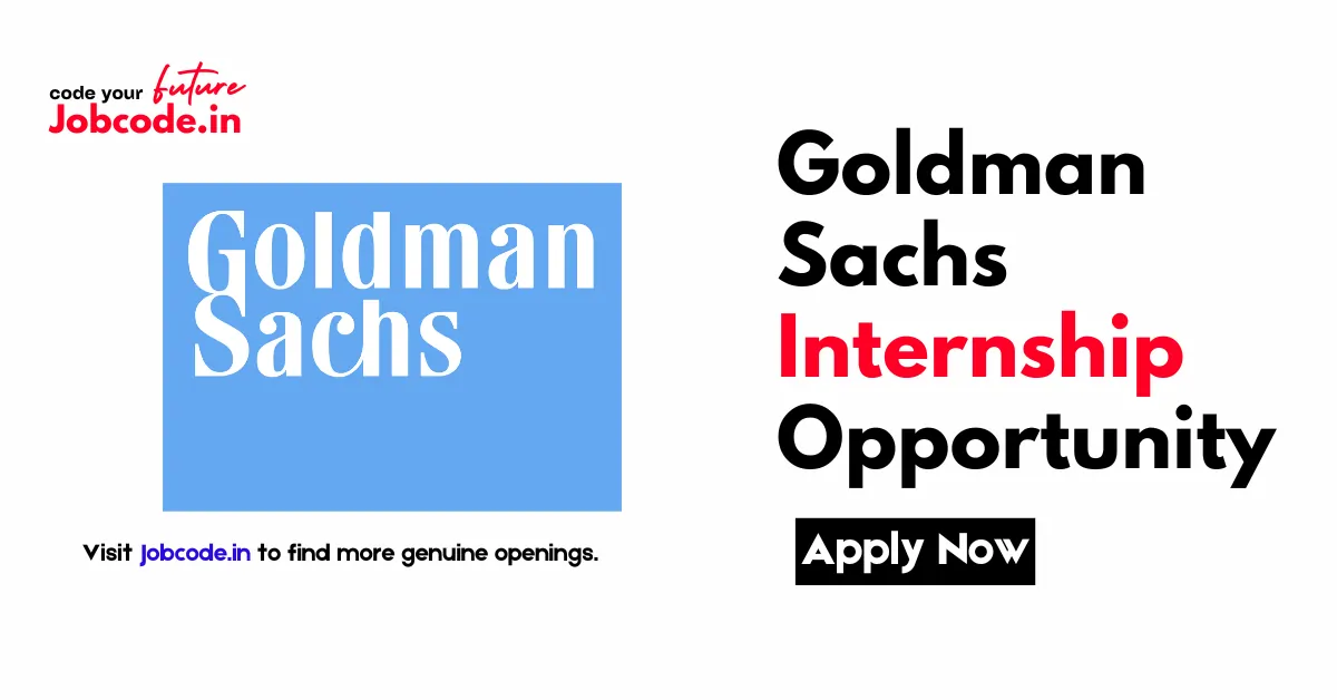 Goldman Sachs Internship