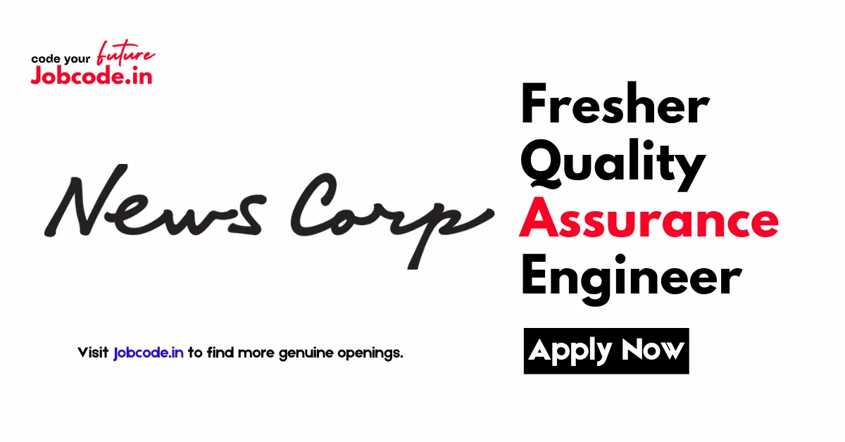 Fresher Quality Assurance Engineer