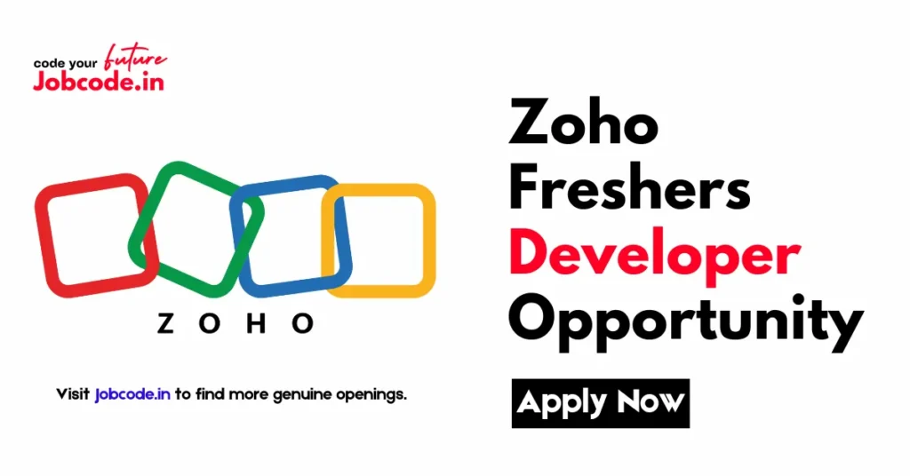 Zoho Freshers Developer