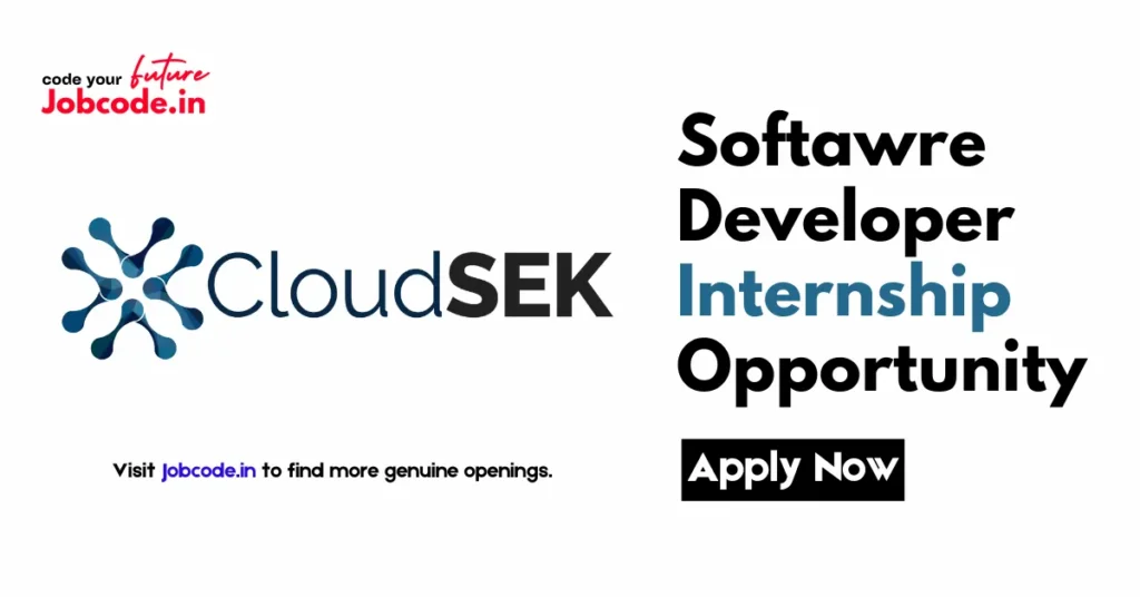 Softawre Developer Internship