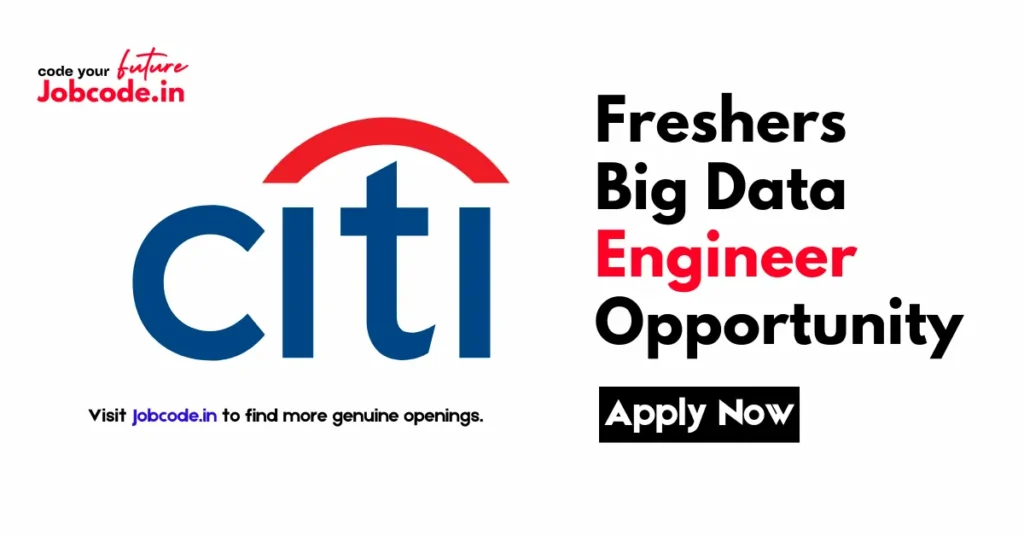 Freshers Big Data Engineer