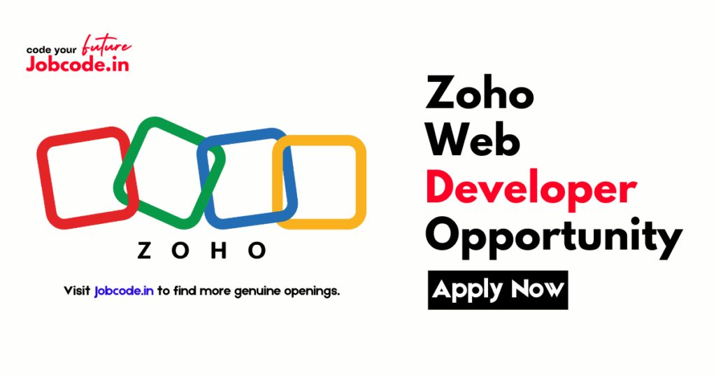 Zoho Web Developer