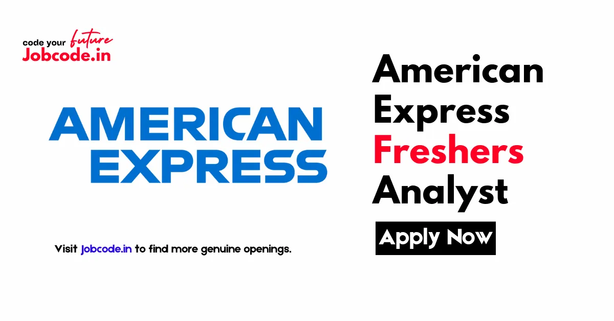 American Express Freshers Analyst