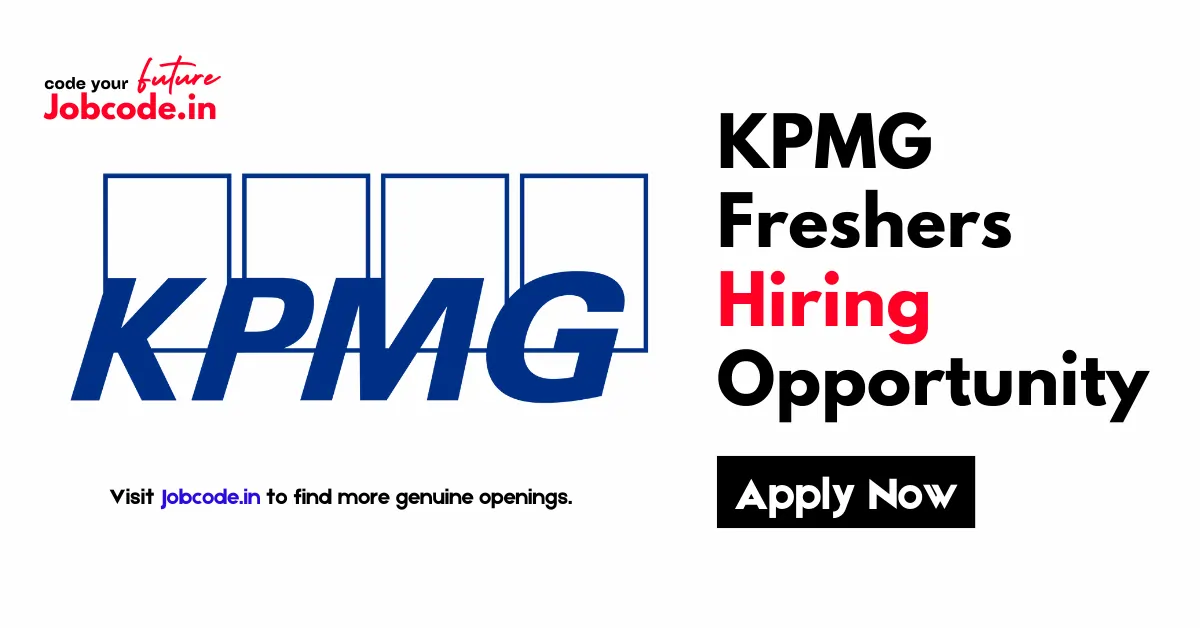 KPMG Freshers Hiring – Associate Role for Freshers
