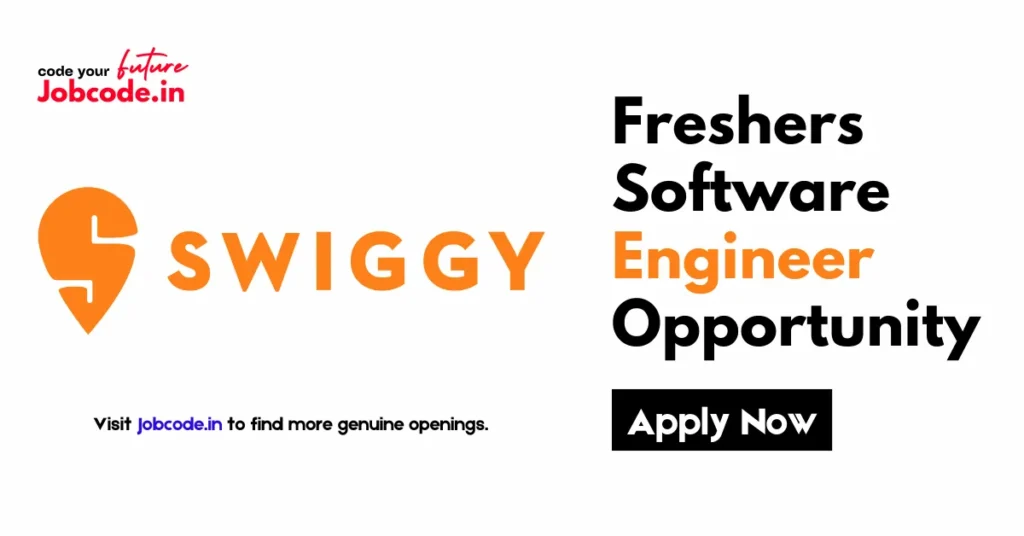 Freshers Swiggy Software Development Engineer