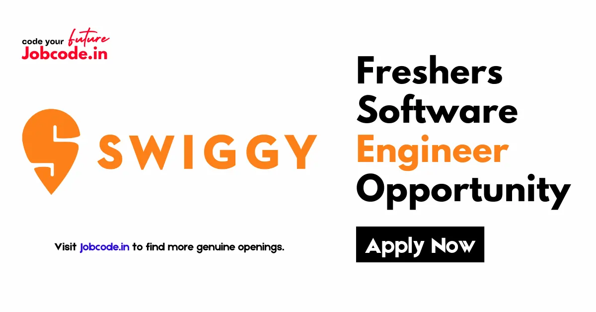 Freshers Swiggy Software Development Engineer