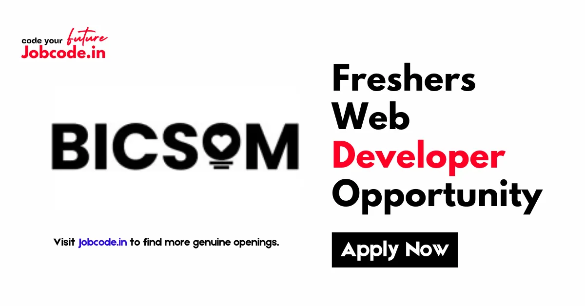 Freshers Web Developer