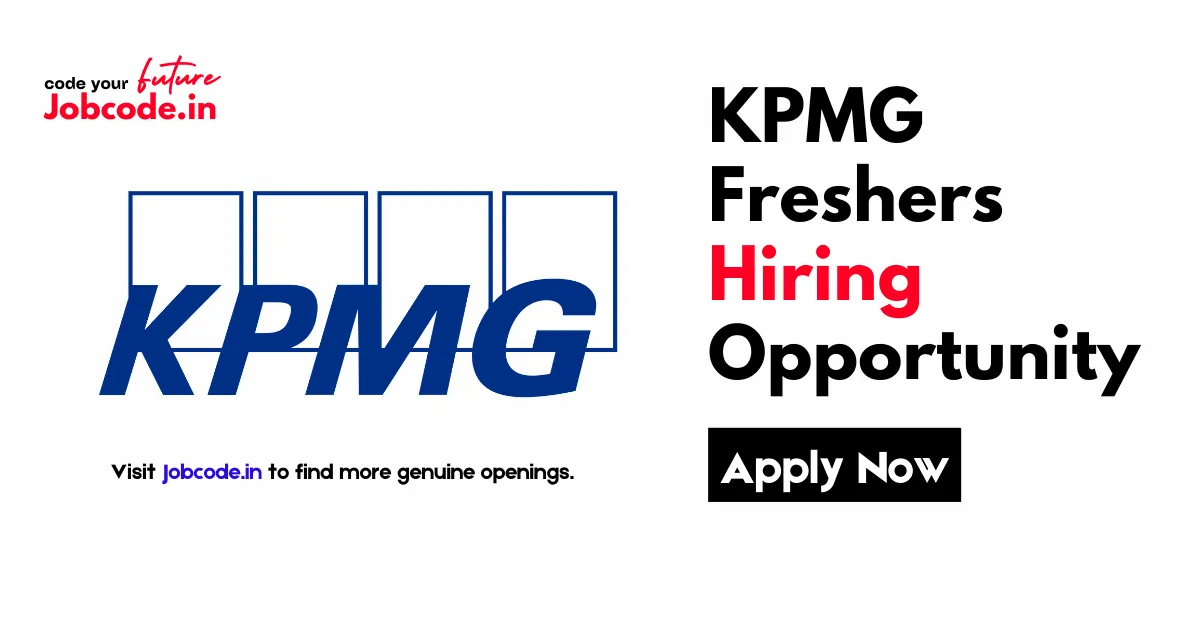 KPMG Freshers Hiring