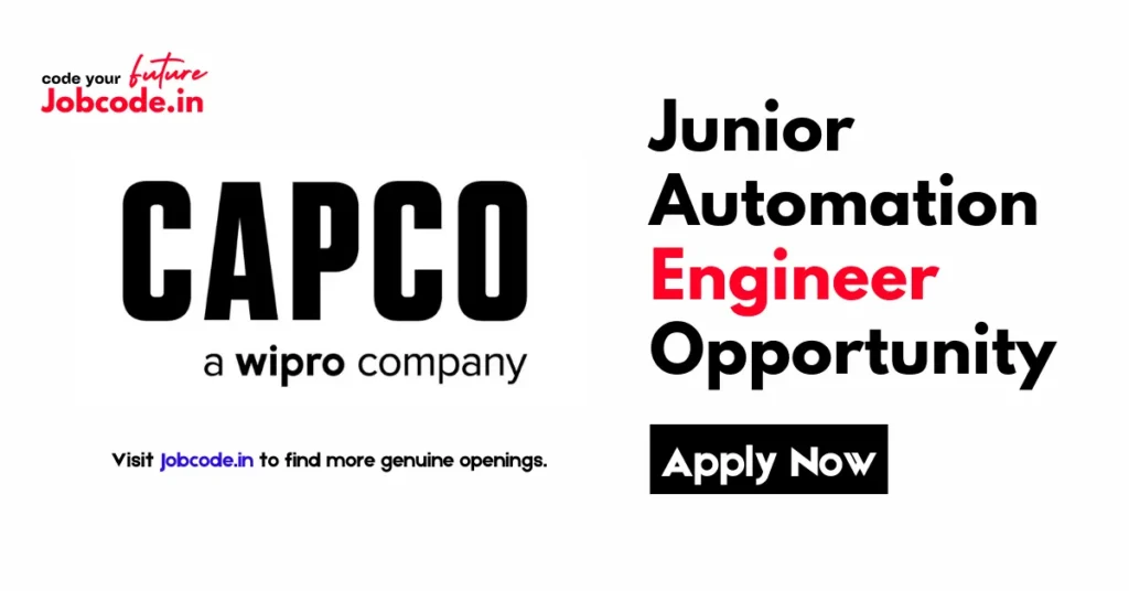 Junior Automation Engineer