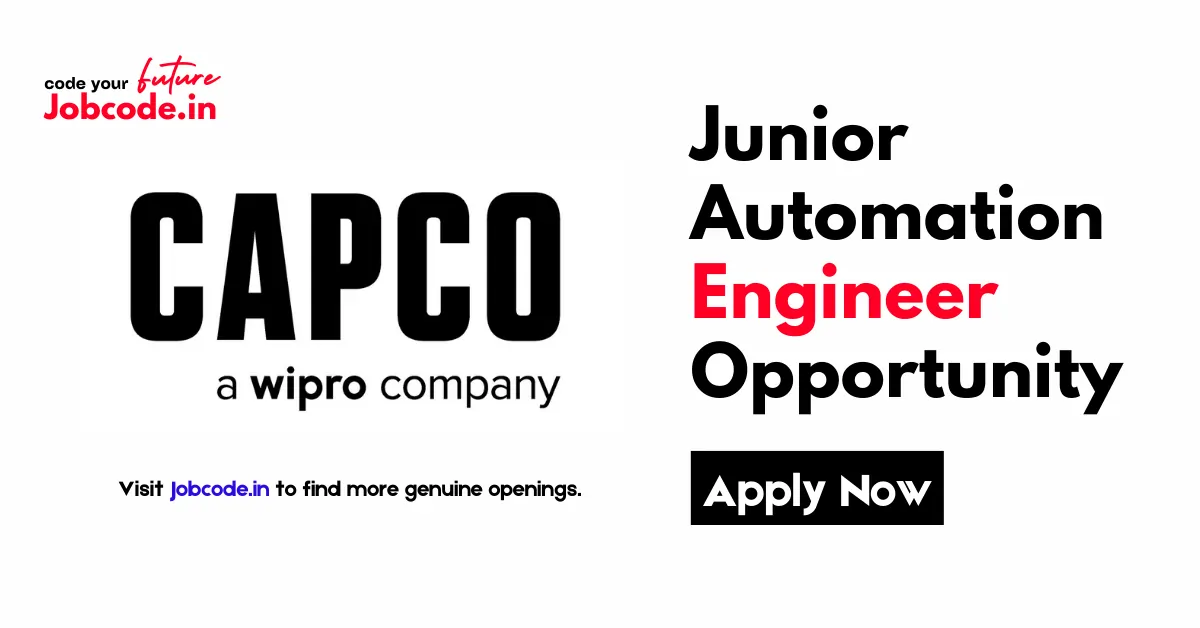 Junior Automation Engineer