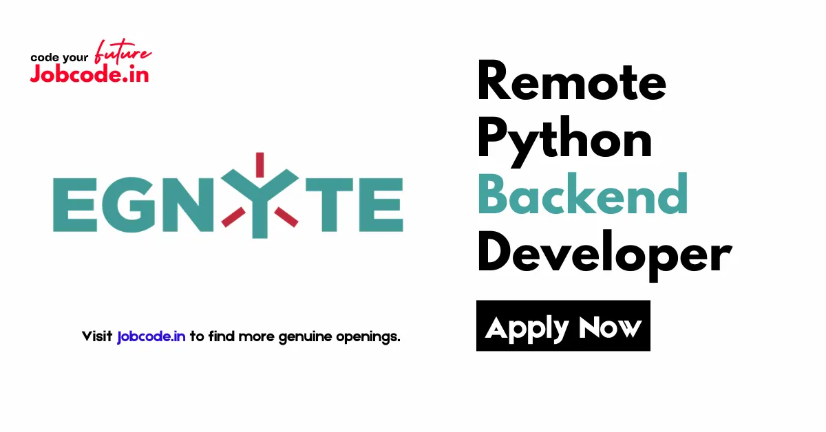 Remote Python Backend Developer