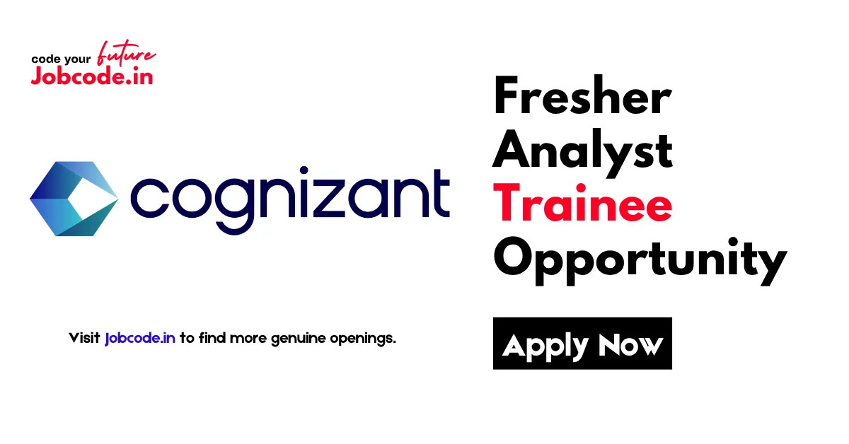 Cognizant Fresher Analyst Trainee