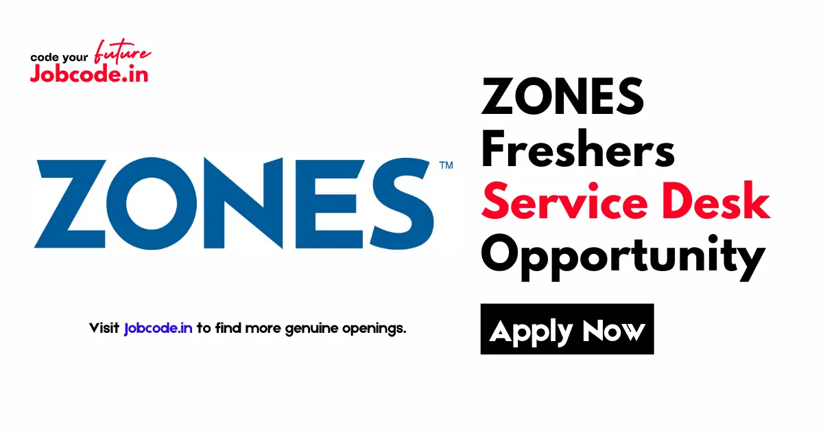 Freshers Service Desk Job