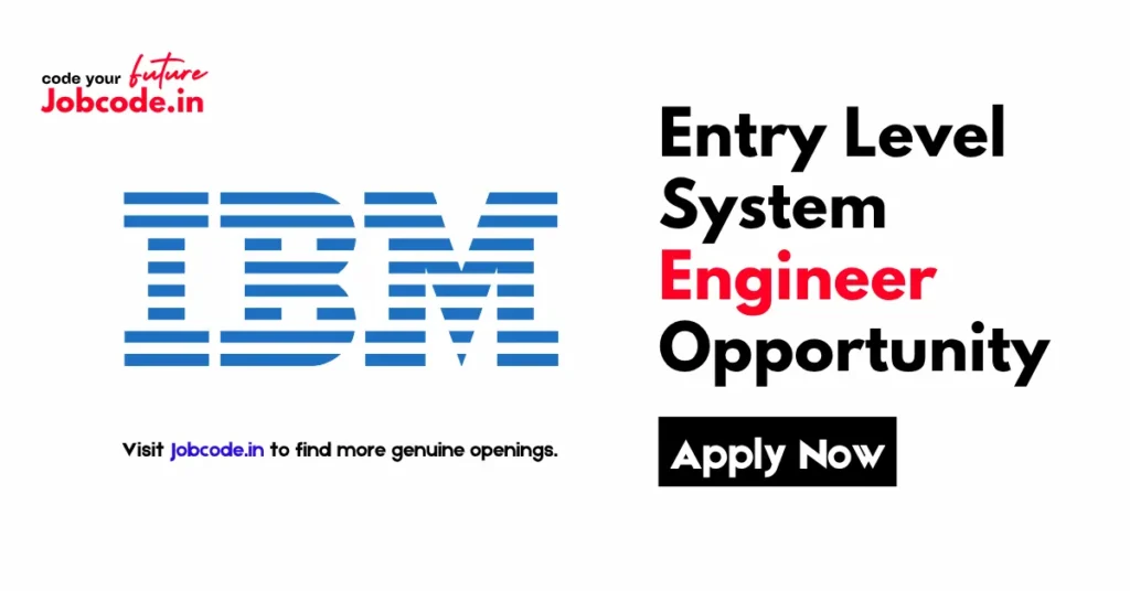 IBM Entry Level System Engineer