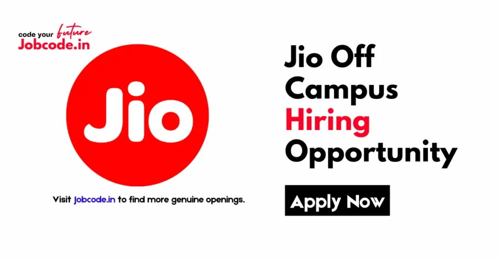 Jio Off Campus Hiring