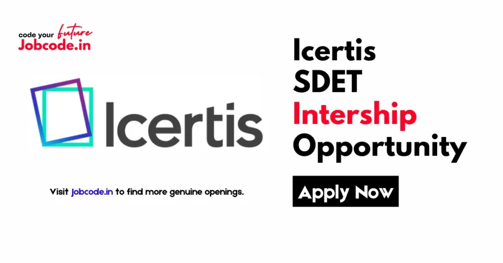 Icertis SDET Intership