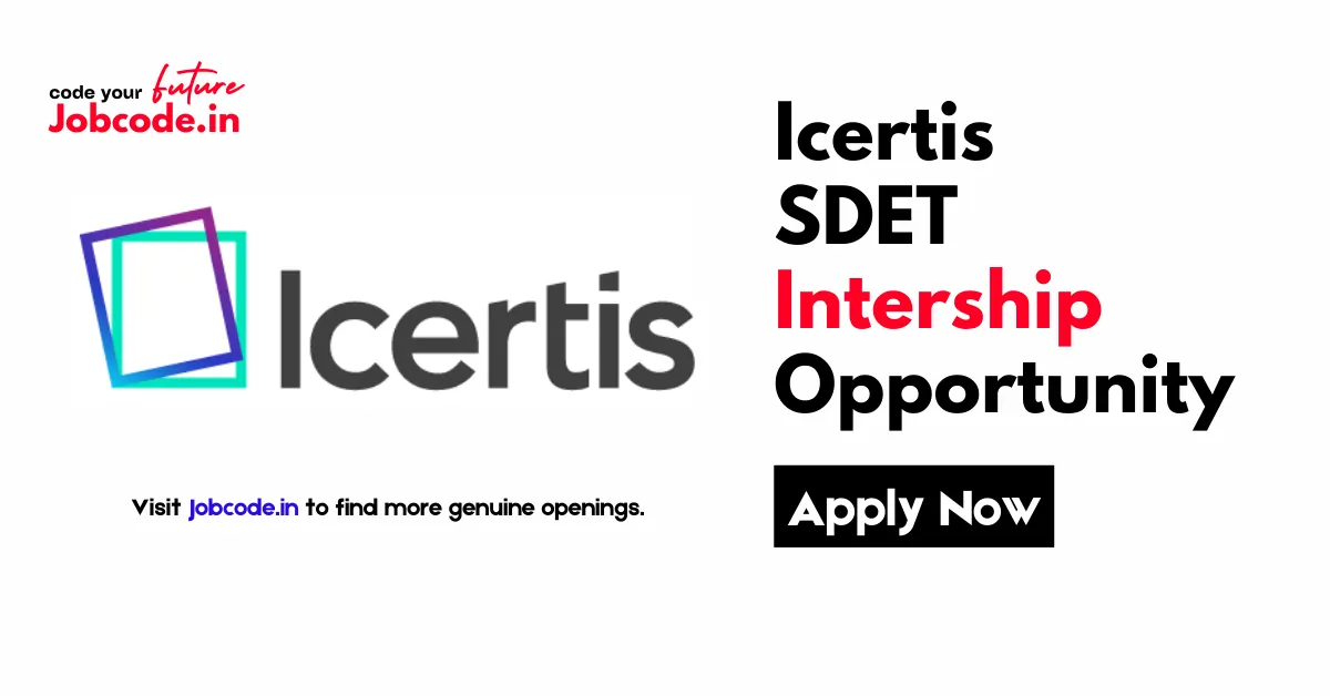 Icertis SDET Intership