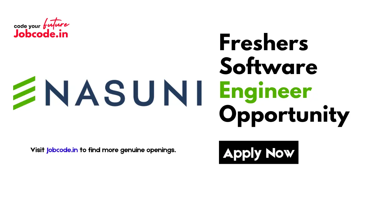 Freshers Software Engineer