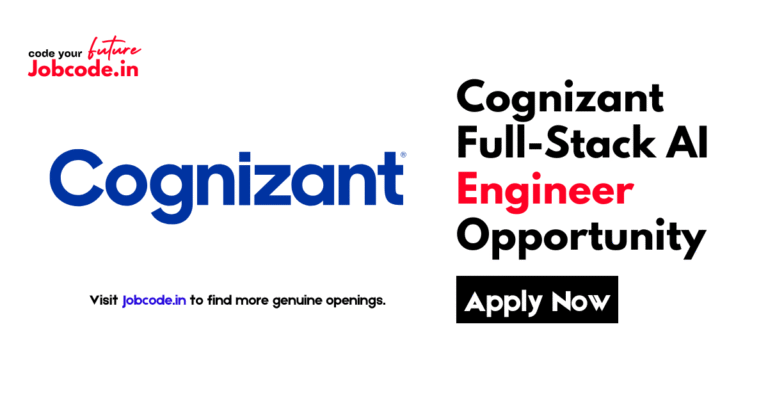 oferta pracy full stack engineer (angular python app... Cognizant Full-Stack AI Engineer 2026 | Ace Team Hiring for Freshers ...