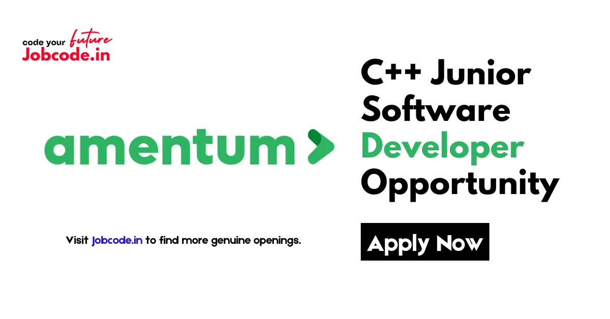 C++ Junior Software Developer