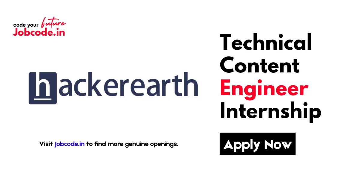 Technical Content Engineer Internship