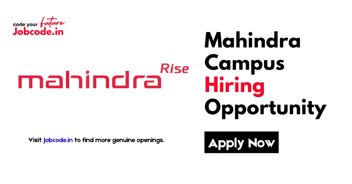 Mahindra Campus Hiring