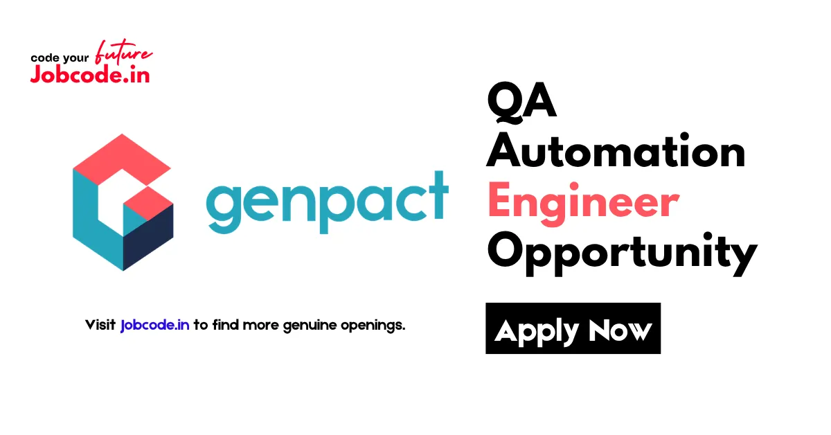 Genpact QA Automation Engineer