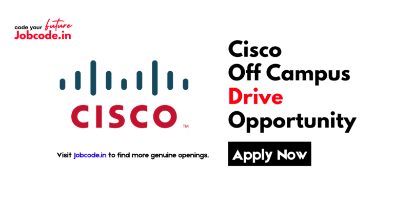 Cisco Off Campus Drive 2026 – Complete Guide for Software Engineer Role ...