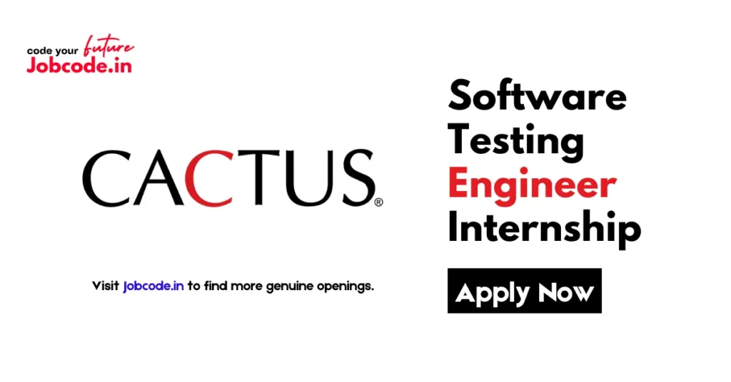 Software Testing Engineer Internship