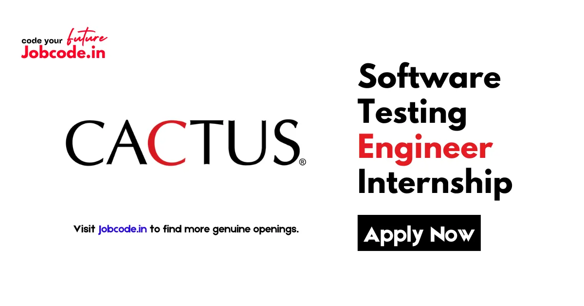 Software Testing Engineer Internship