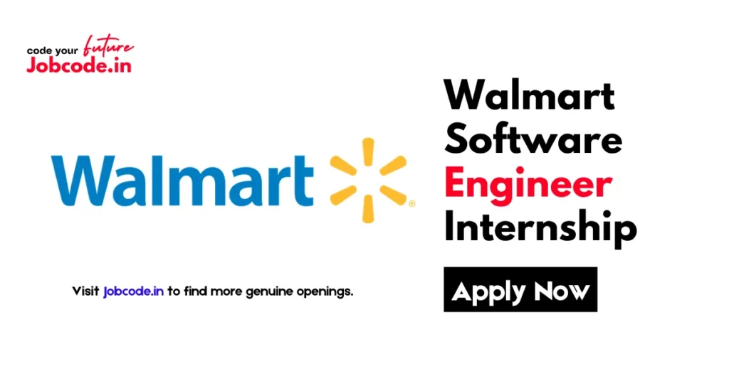 Walmart Software Engineer Internship