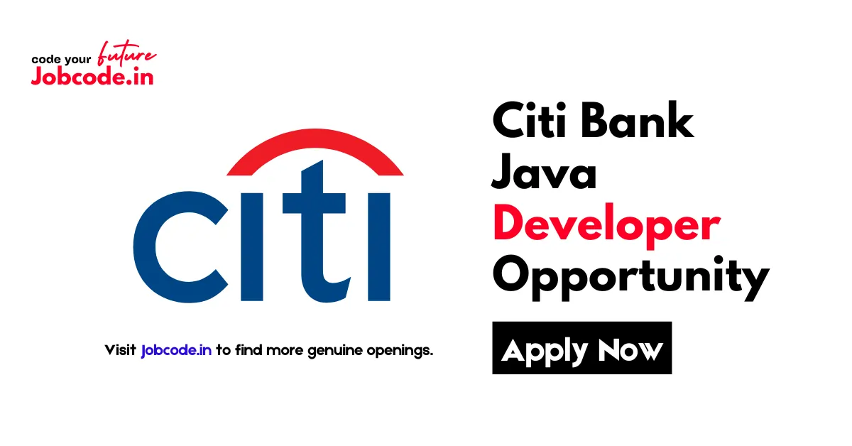 Citi Java Developer